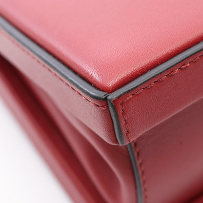 POSTAL SMALL ポスタル スモール 2WAY ハンドバッグ レザー レッド ロエベ