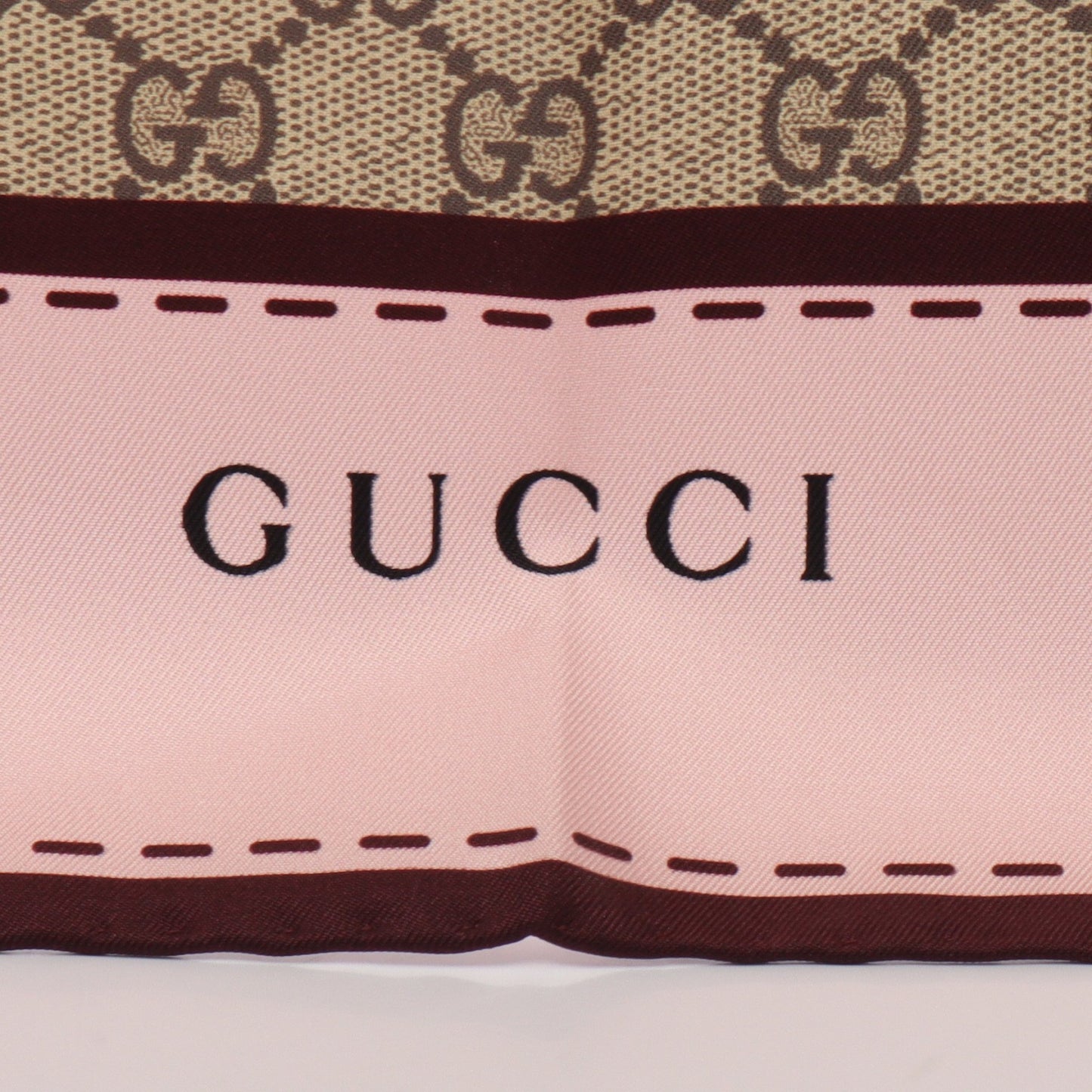 GUCCI × ヒグチユウコ GG柄 スカーフ シルク ピンク ベージュ マルチカラー グッチ