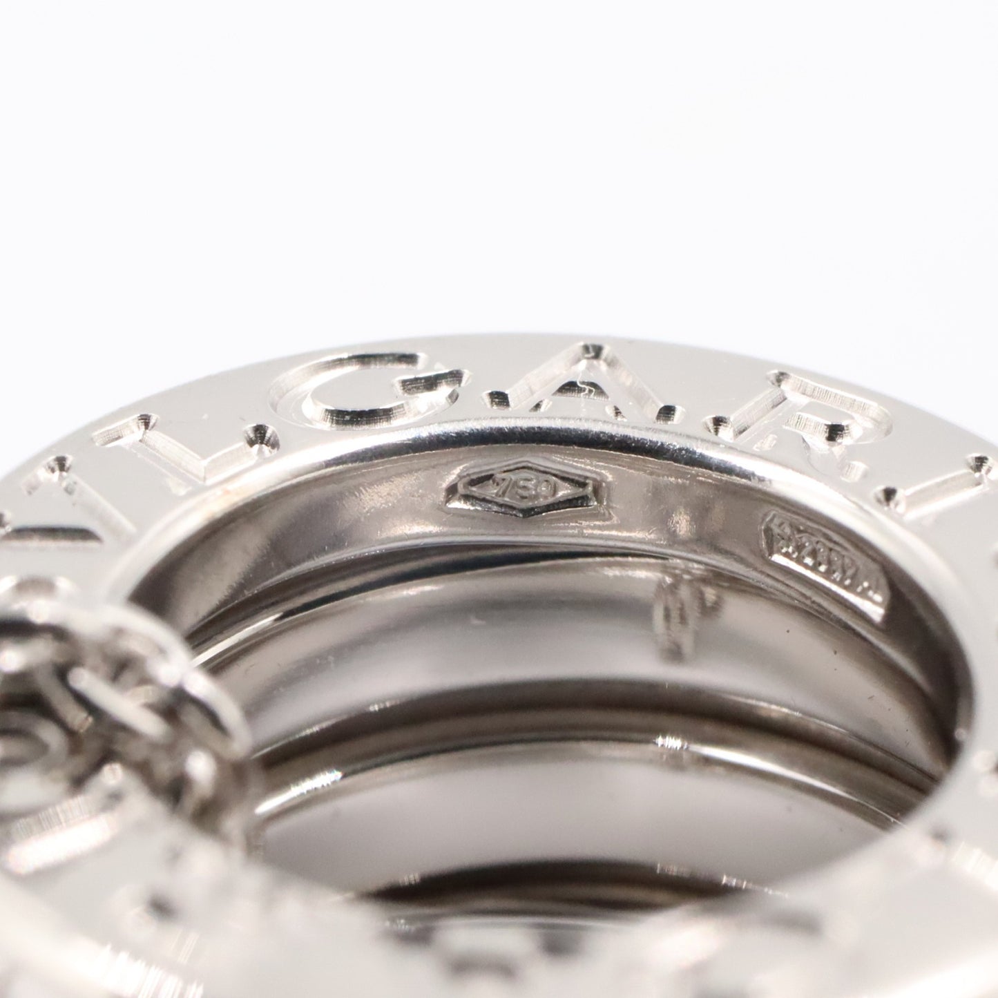 B-zero1 ビーゼロワン ネックレス ネックレス K18WG ホワイトゴールド ブルガリ