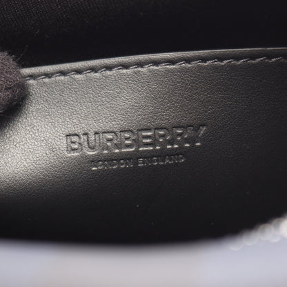 ML PADDY NCE チェック ショルダーバッグ PVC レザー ブラック ネイビー バーバリーロンドン バッグ BURBERRY LONDON