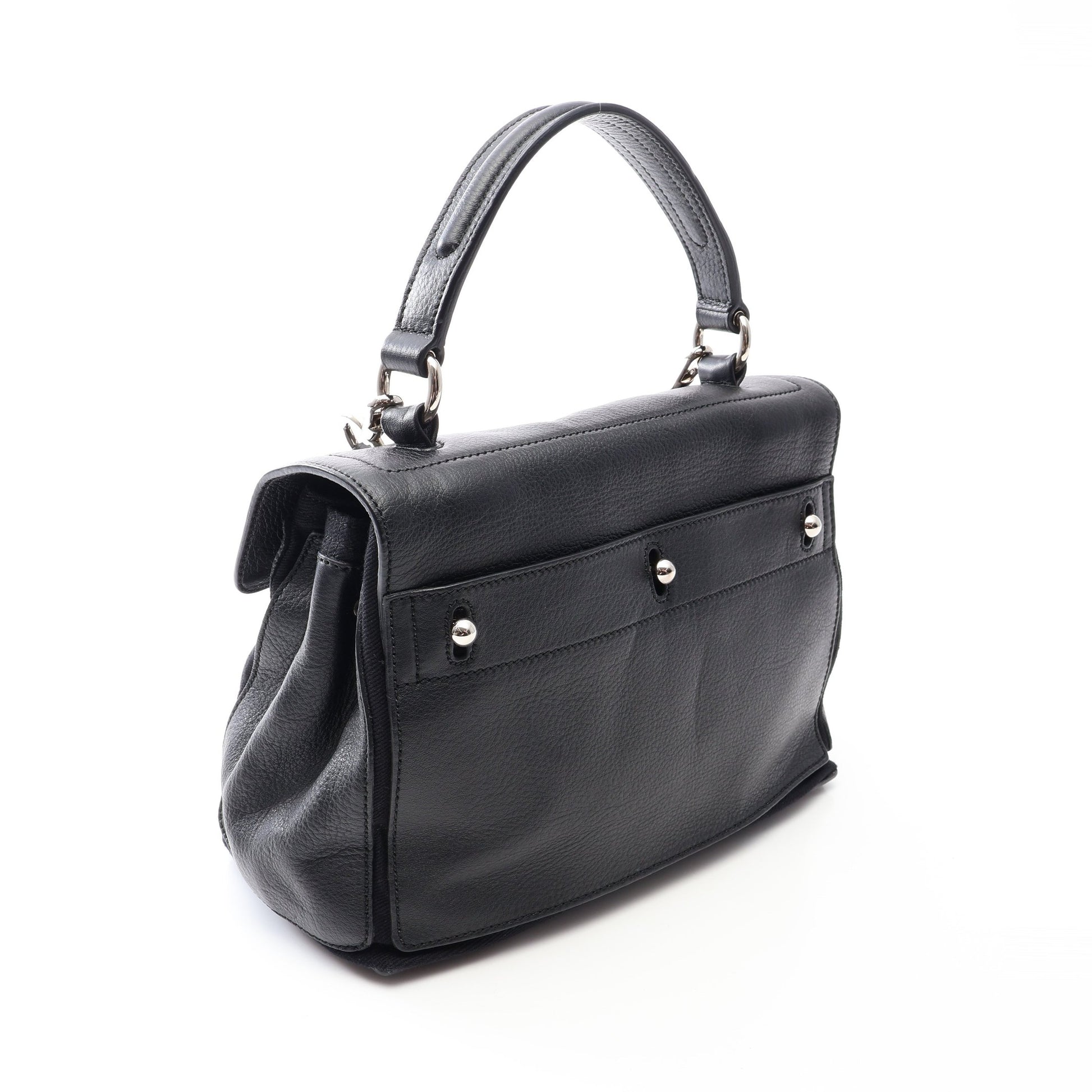 ミューズトゥ ミニ 2WAY ハンドバッグ レザー ブラック イヴサンローラン バッグ YVES SAINT LAURENT