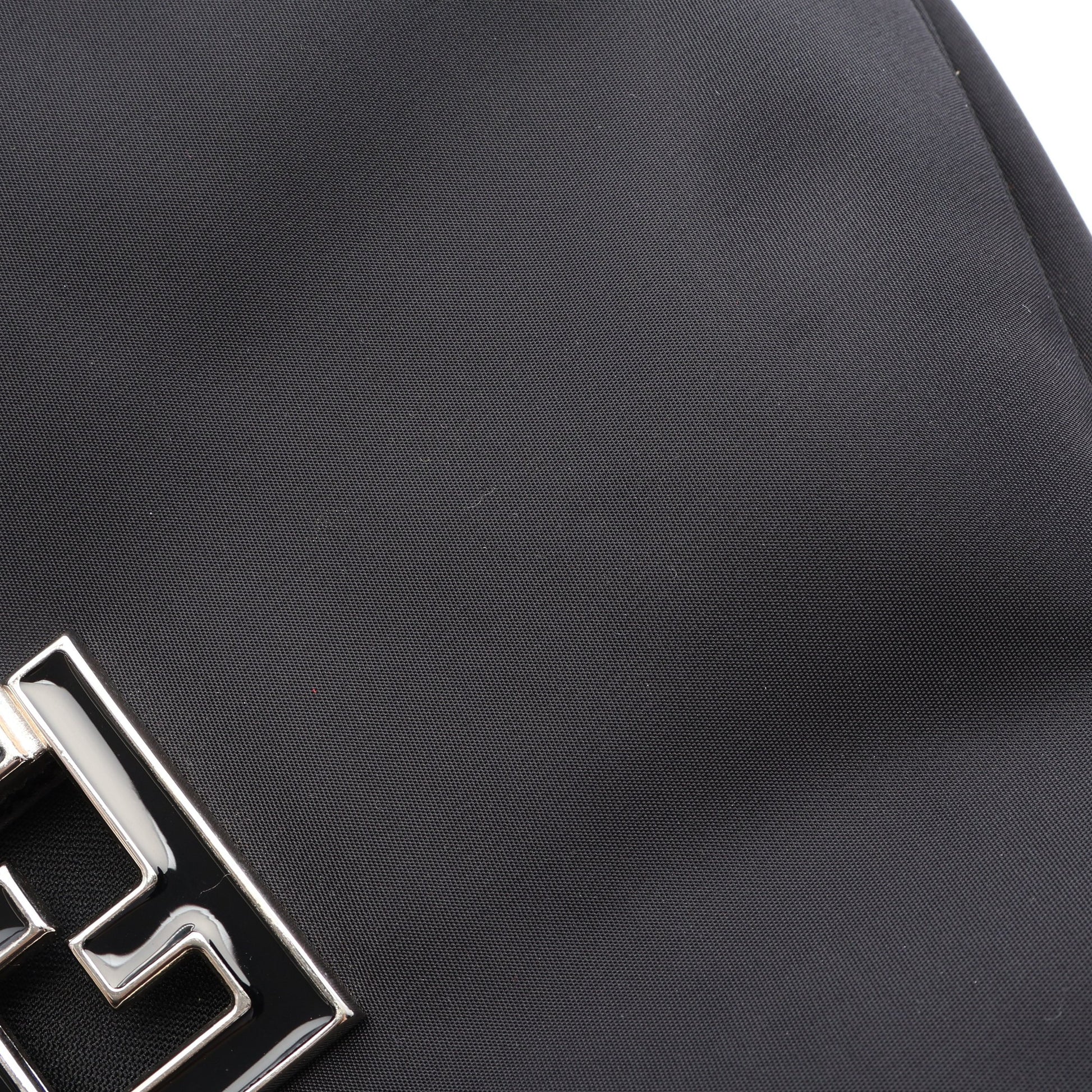 ズッカ ワンショルダーバッグ ナイロン レザー ブラック フェンディ バッグ FENDI