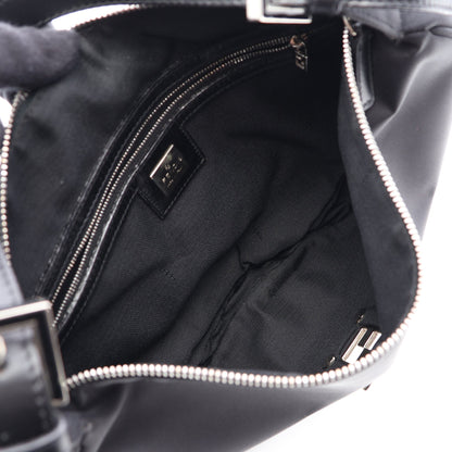 ズッカ ワンショルダーバッグ ナイロン レザー ブラック フェンディ バッグ FENDI