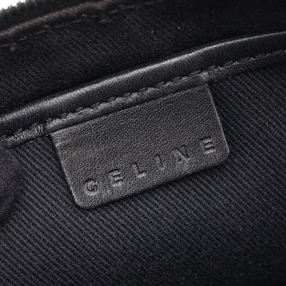 Cマカダム ハンドバッグ スエード レザー ブラック セリーヌ バッグ CELINE