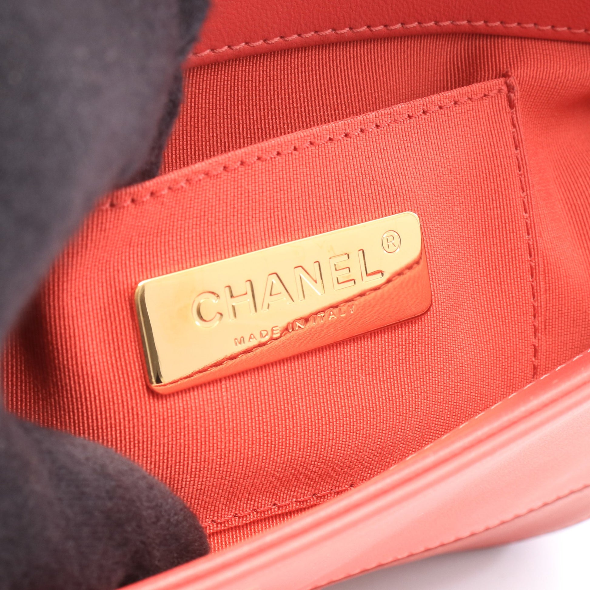 マトラッセ スモール チェーンショルダーバッグ レザー レッド ピンク ゴールド金具 シャネル バッグ CHANEL