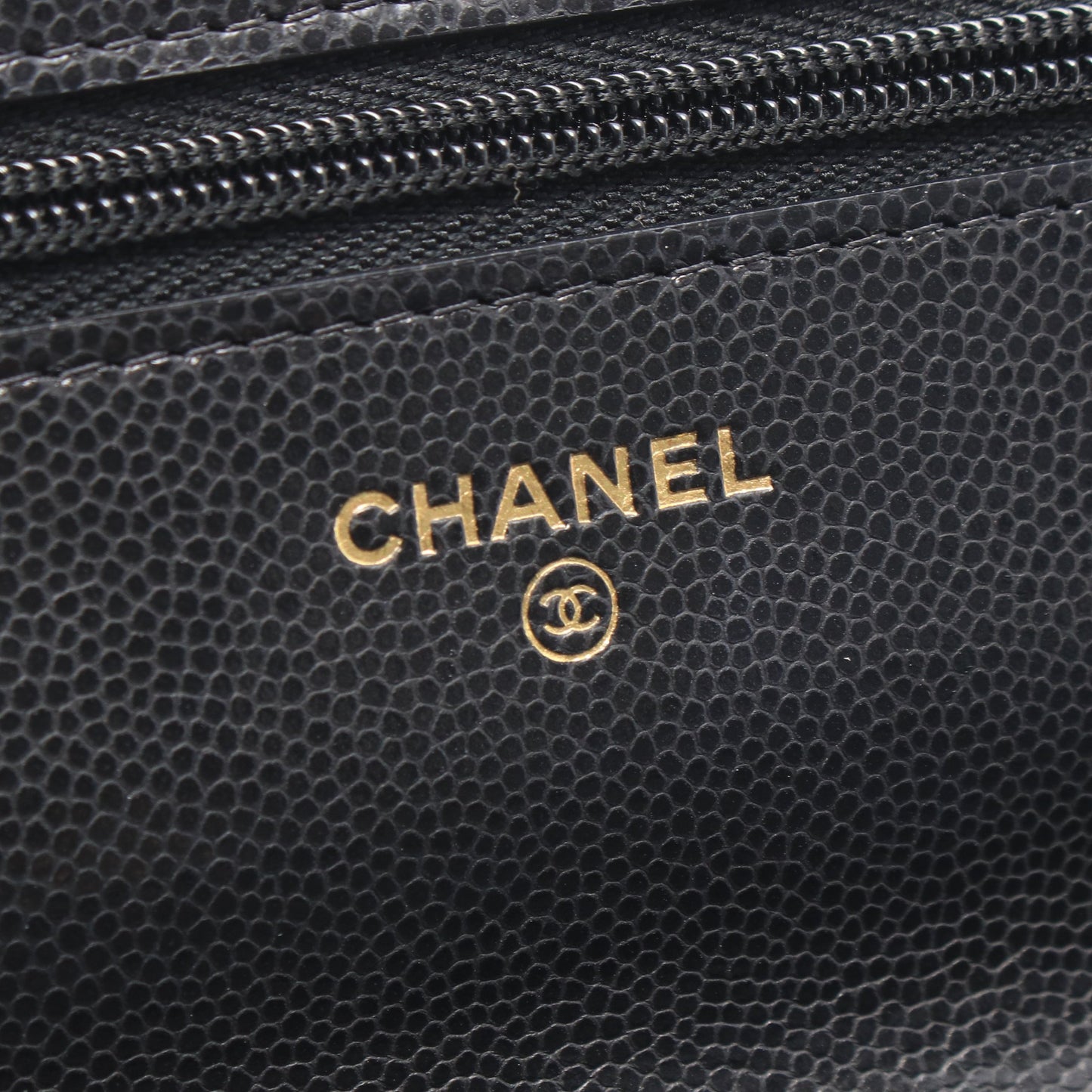 マトラッセ チェーンウォレット キャビアスキン ブラック ゴールド金具 シャネル バッグ CHANEL