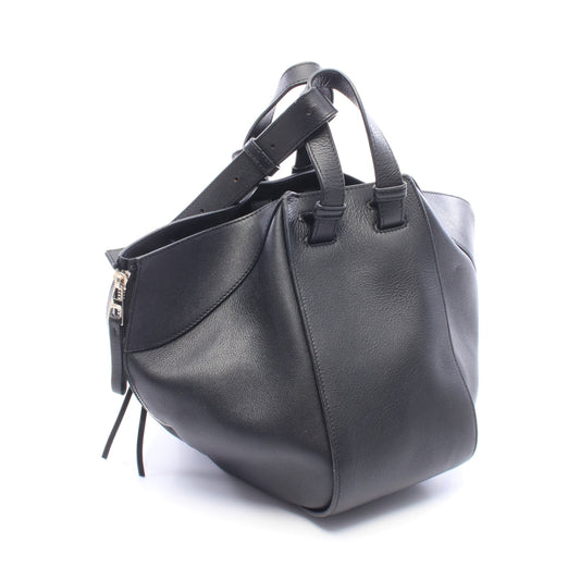 ハンモックバッグ スモール ハンドバッグ レザー ブラック ロエベ バッグ LOEWE