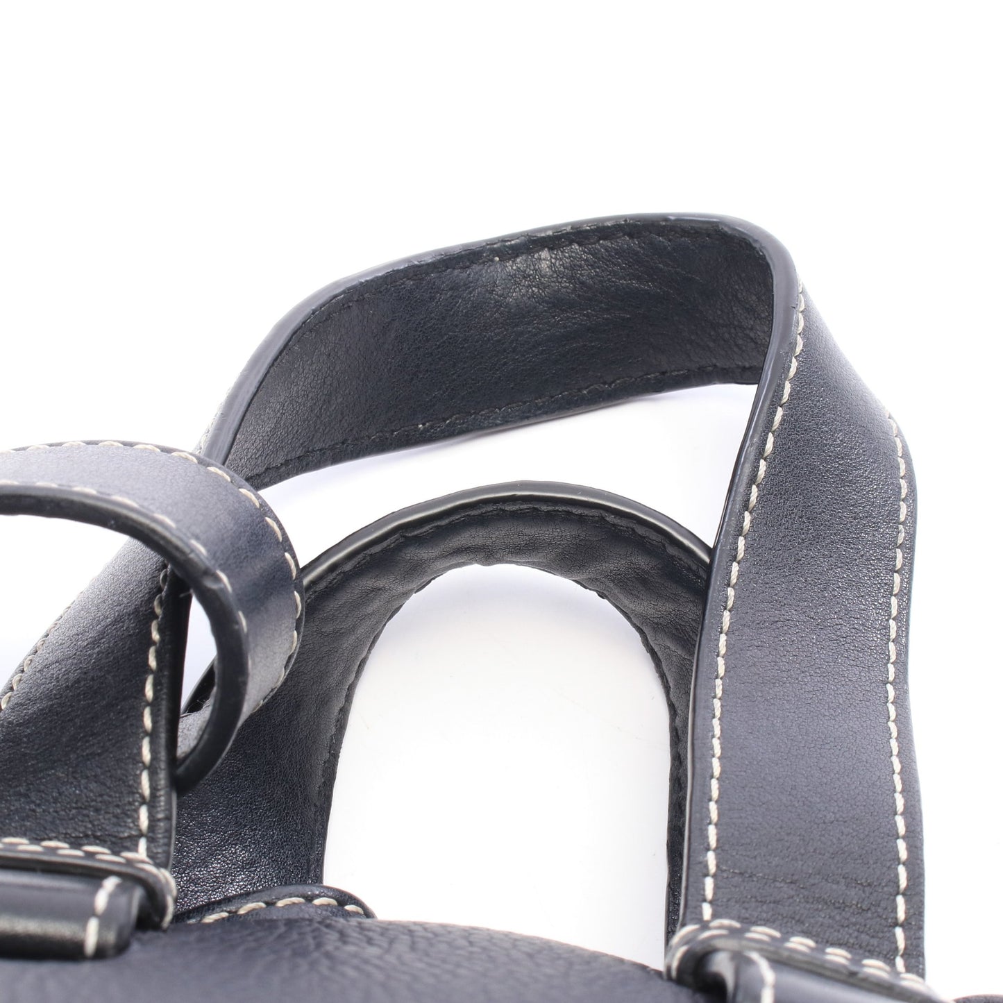 ハンモックバッグ ミディアム 2WAY ハンドバッグ レザー ブラック ロエベ バッグ LOEWE