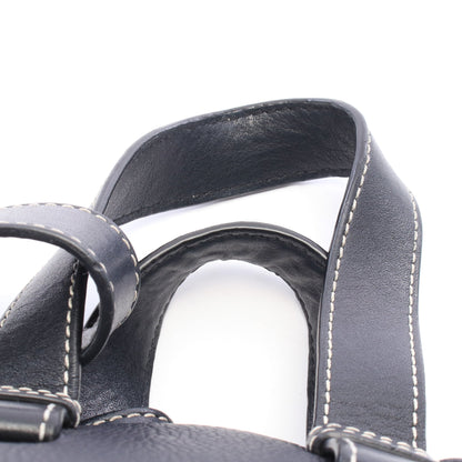 ハンモックバッグ ミディアム 2WAY ハンドバッグ レザー ブラック ロエベ バッグ LOEWE