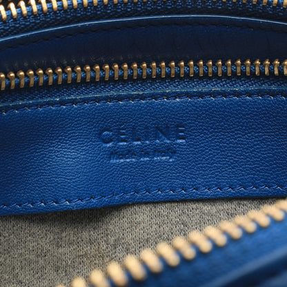 TRIO SMALL トリオ スモール ショルダーバッグ レザー ブルー セリーヌ バッグ CELINE