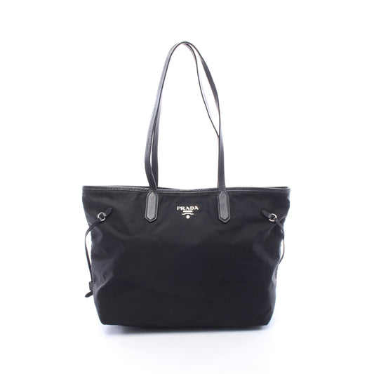 TESSUTO SAFFIANO ショルダーバッグ トートバッグ ナイロン レザー ブラック プラダ バッグ PRADA