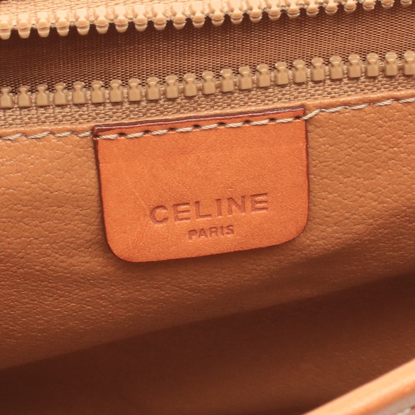 マカダム ショルダーバッグ PVC レザー ブラウン ダークブラウン セリーヌ バッグ CELINE