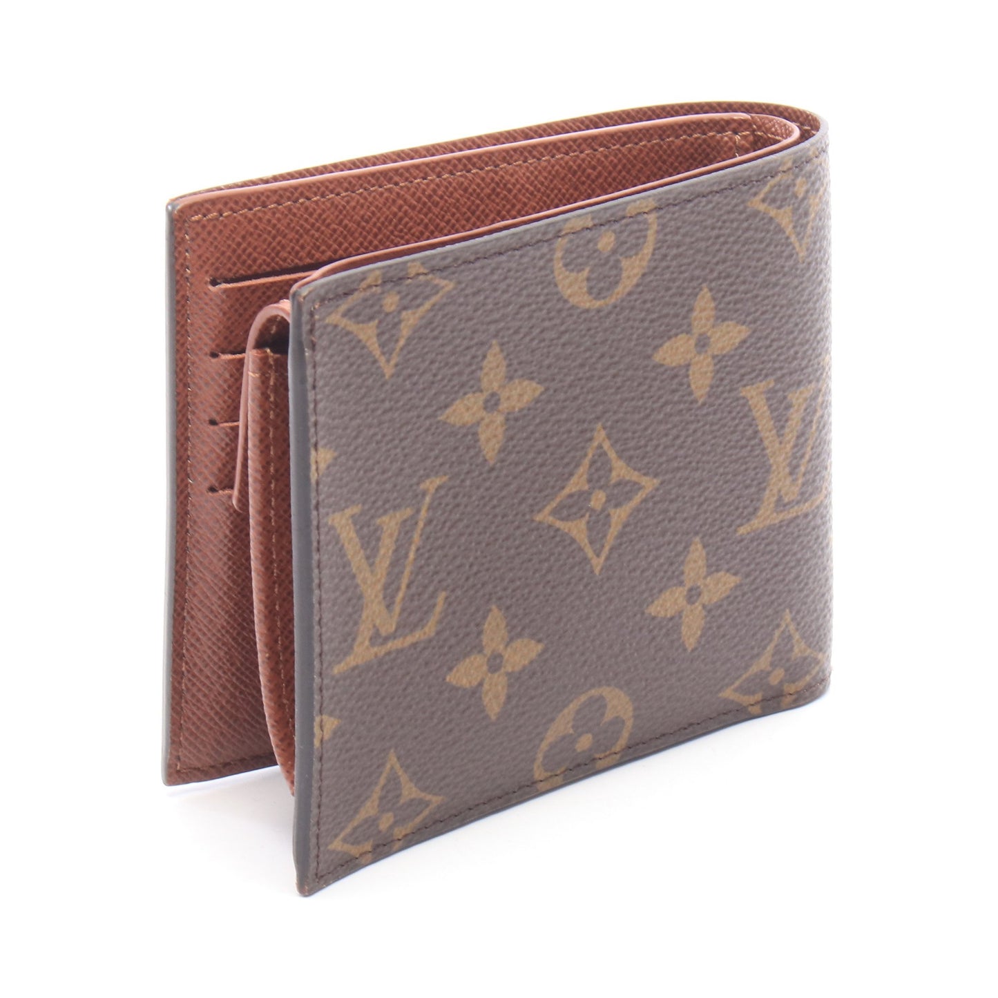 ポルトフォイユ マルコNM モノグラム 二つ折り財布 PVC ブラウン ルイヴィトン 財布・小物 LOUIS VUITTON