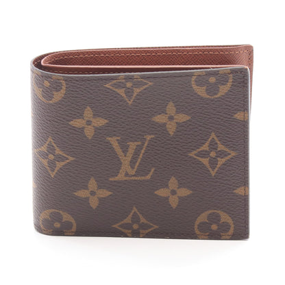 ポルトフォイユ マルコNM モノグラム 二つ折り財布 PVC ブラウン ルイヴィトン 財布・小物 LOUIS VUITTON