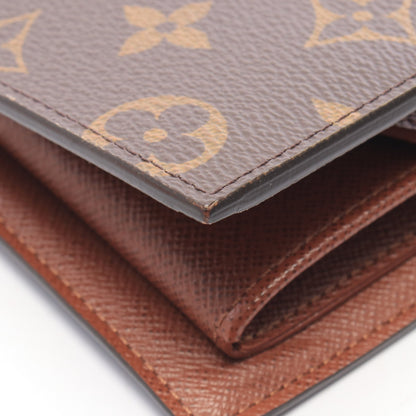 ポルトフォイユ マルコNM モノグラム 二つ折り財布 PVC ブラウン ルイヴィトン 財布・小物 LOUIS VUITTON