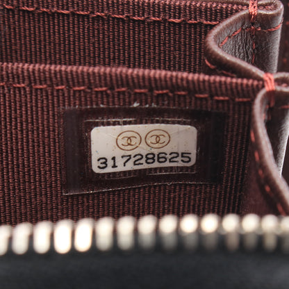 クラシック ジップ コインパース マトラッセ コインケース ラムスキン ブラック シルバー金具 シャネル 財布・小物 CHANEL
