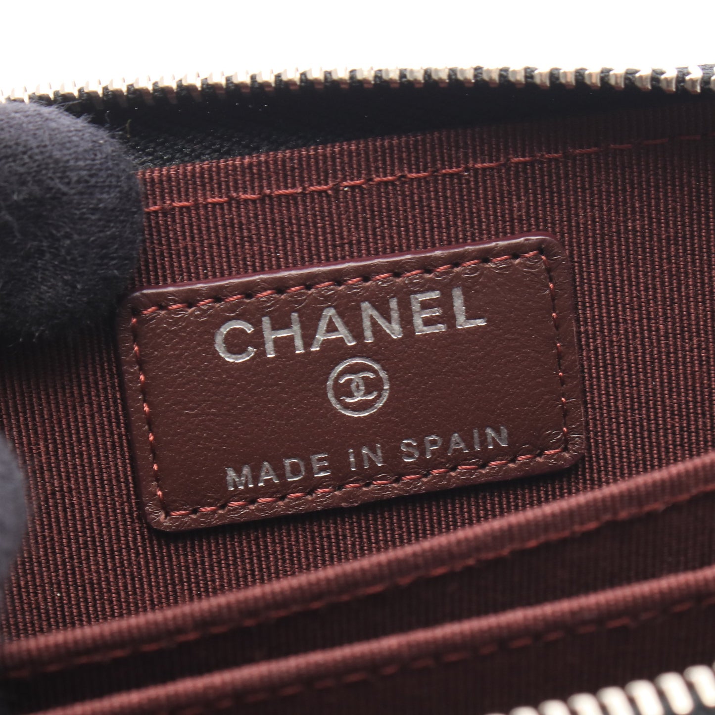 クラシック ジップ コインパース マトラッセ コインケース ラムスキン ブラック シルバー金具 シャネル 財布・小物 CHANEL