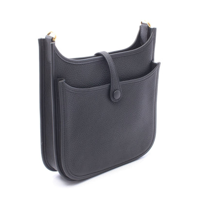 エヴリン23 ショルダーバッグ トリヨンクレマンス ブラック ゴールド金具 G刻印 エルメス バッグ HERMES