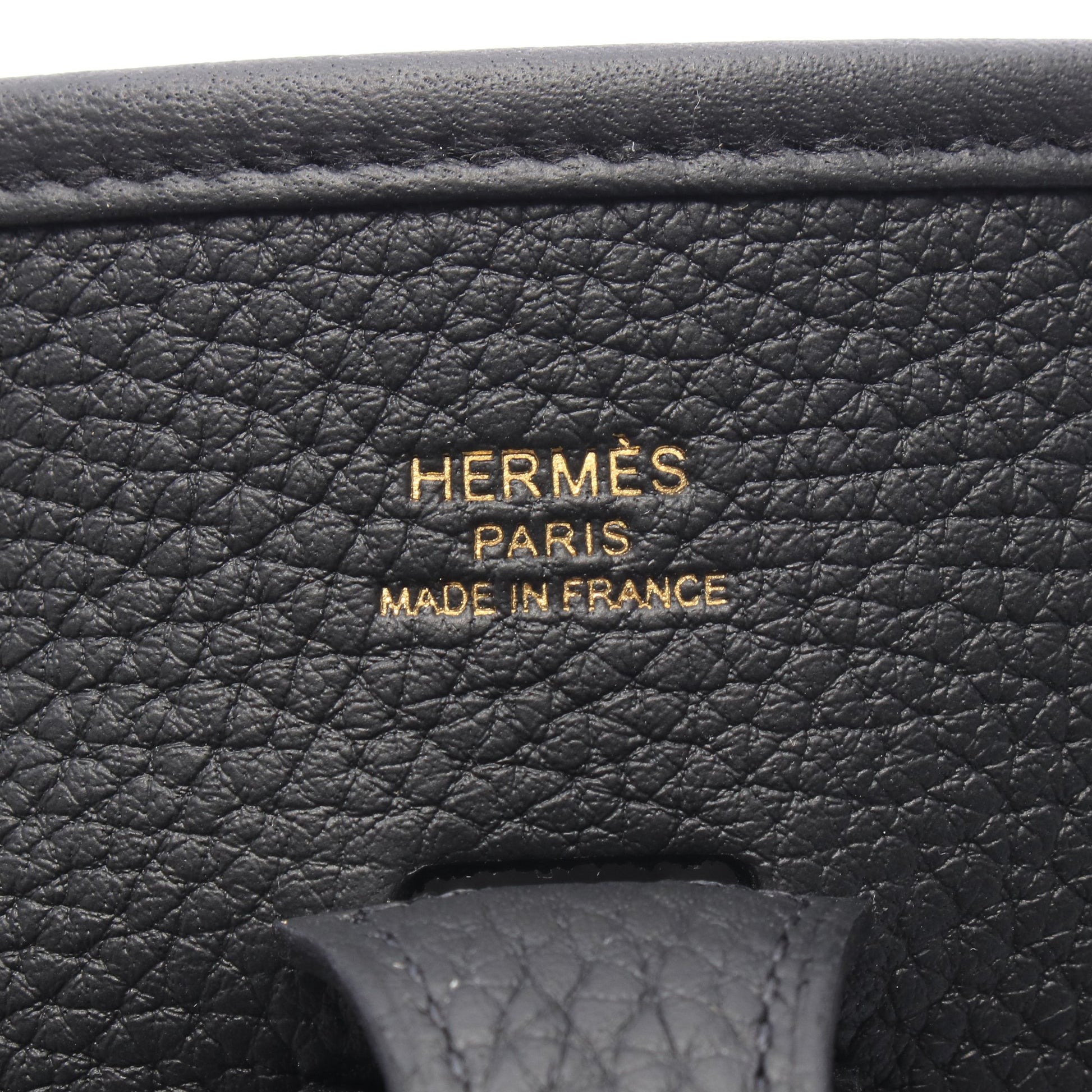 エヴリン23 ショルダーバッグ トリヨンクレマンス ブラック ゴールド金具 G刻印 エルメス バッグ HERMES