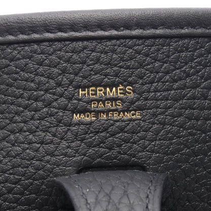 エヴリン23 ショルダーバッグ トリヨンクレマンス ブラック ゴールド金具 G刻印 エルメス バッグ HERMES