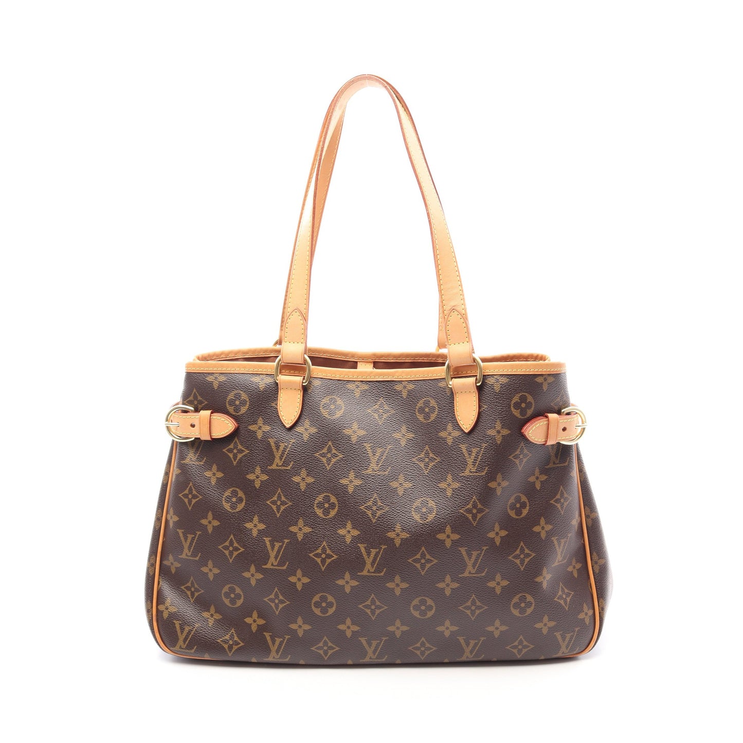 バティニョール オリゾンタル モノグラム ショルダーバッグ PVC レザー ブラウン ルイヴィトン バッグ LOUIS VUITTON