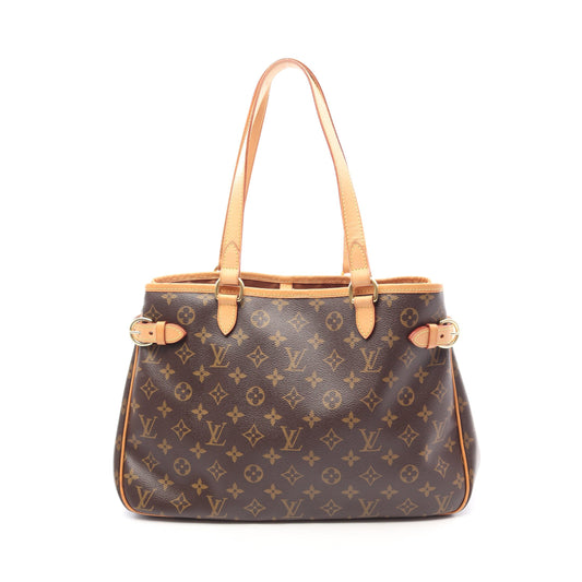 バティニョール オリゾンタル モノグラム ショルダーバッグ PVC レザー ブラウン ルイヴィトン バッグ LOUIS VUITTON