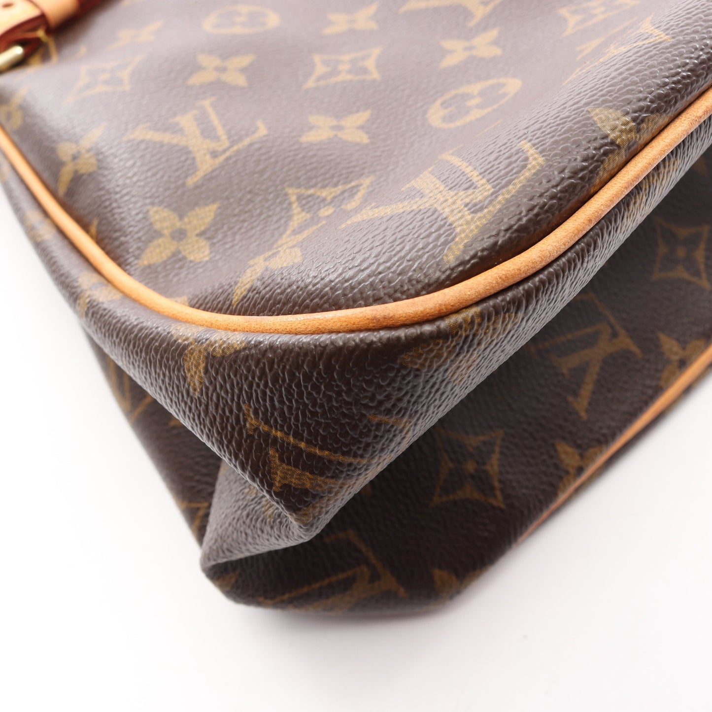バティニョール オリゾンタル モノグラム ショルダーバッグ PVC レザー ブラウン ルイヴィトン バッグ LOUIS VUITTON