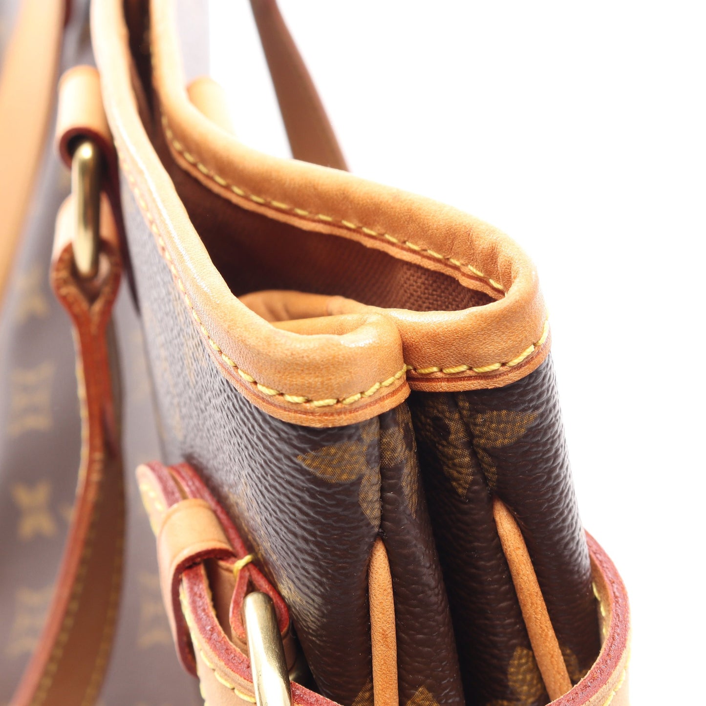 バティニョール オリゾンタル モノグラム ショルダーバッグ PVC レザー ブラウン ルイヴィトン バッグ LOUIS VUITTON