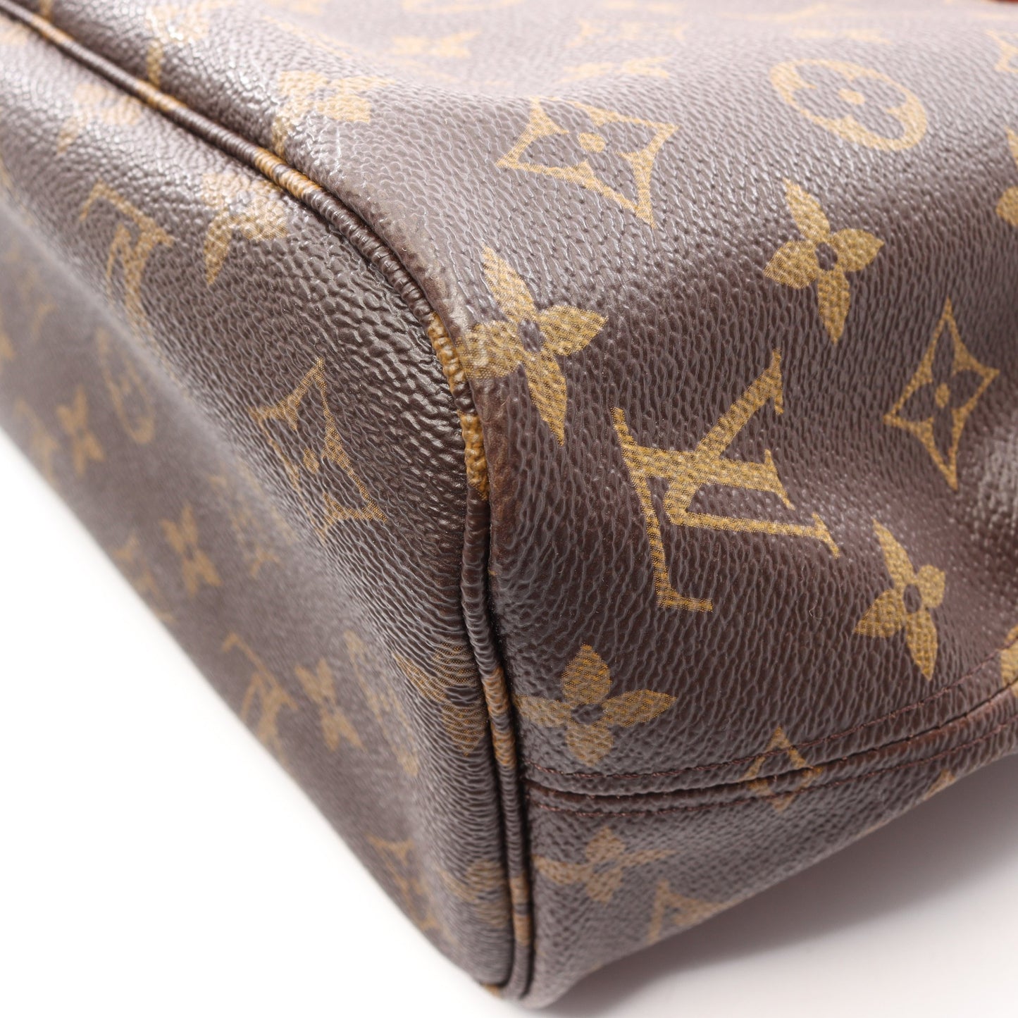 ネヴァーフルPM モノグラム ハンドバッグ トートバッグ PVC レザー ブラウン ルイヴィトン バッグ LOUIS VUITTON