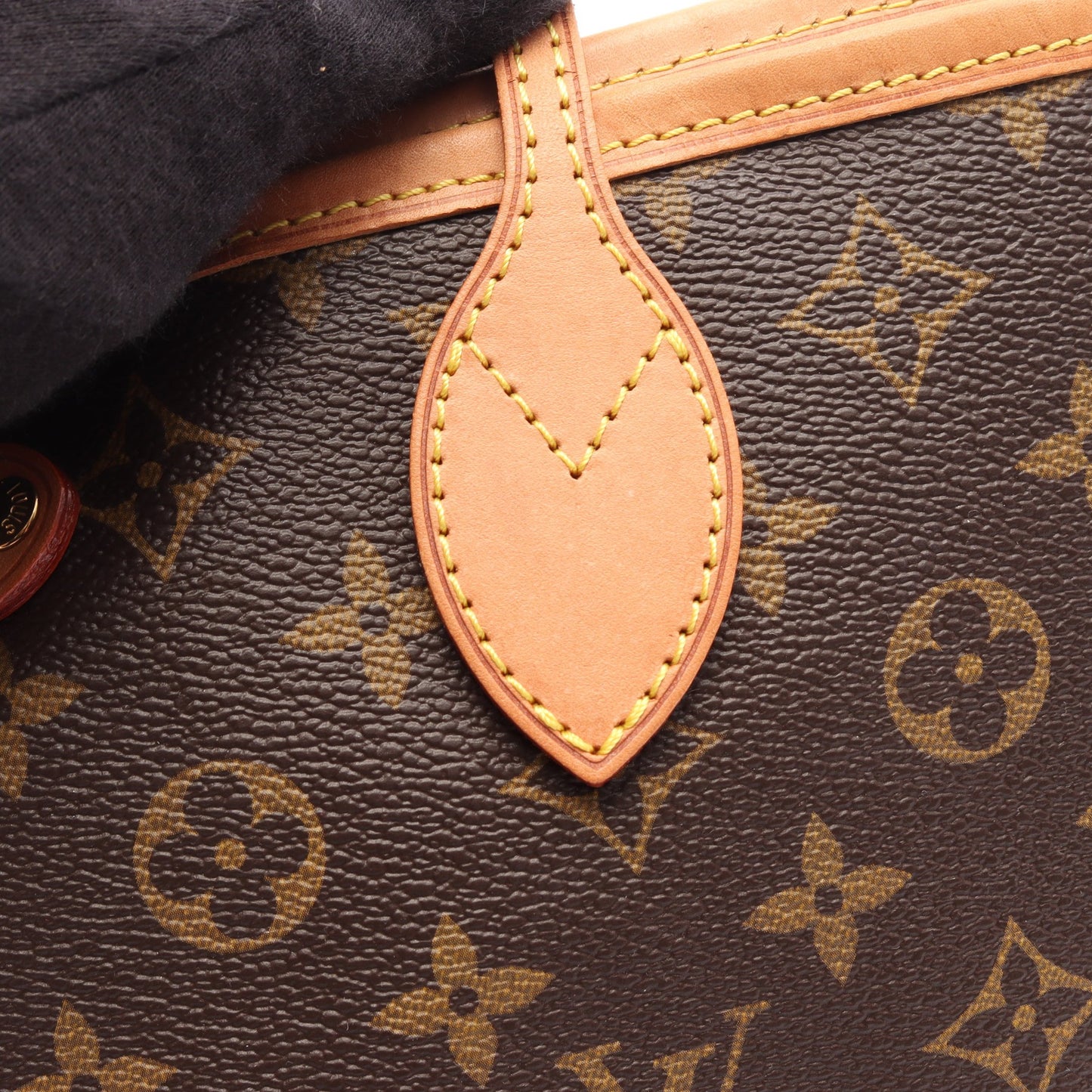ネヴァーフルPM モノグラム ハンドバッグ トートバッグ PVC レザー ブラウン ルイヴィトン バッグ LOUIS VUITTON