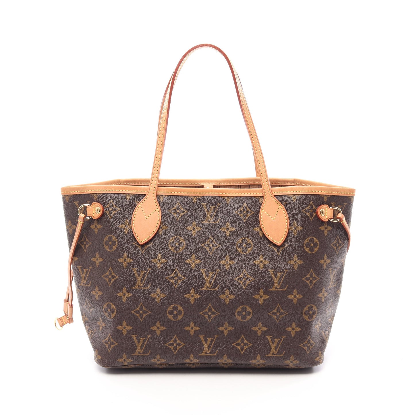ネヴァーフルPM モノグラム ハンドバッグ トートバッグ PVC レザー ブラウン ルイヴィトン バッグ LOUIS VUITTON