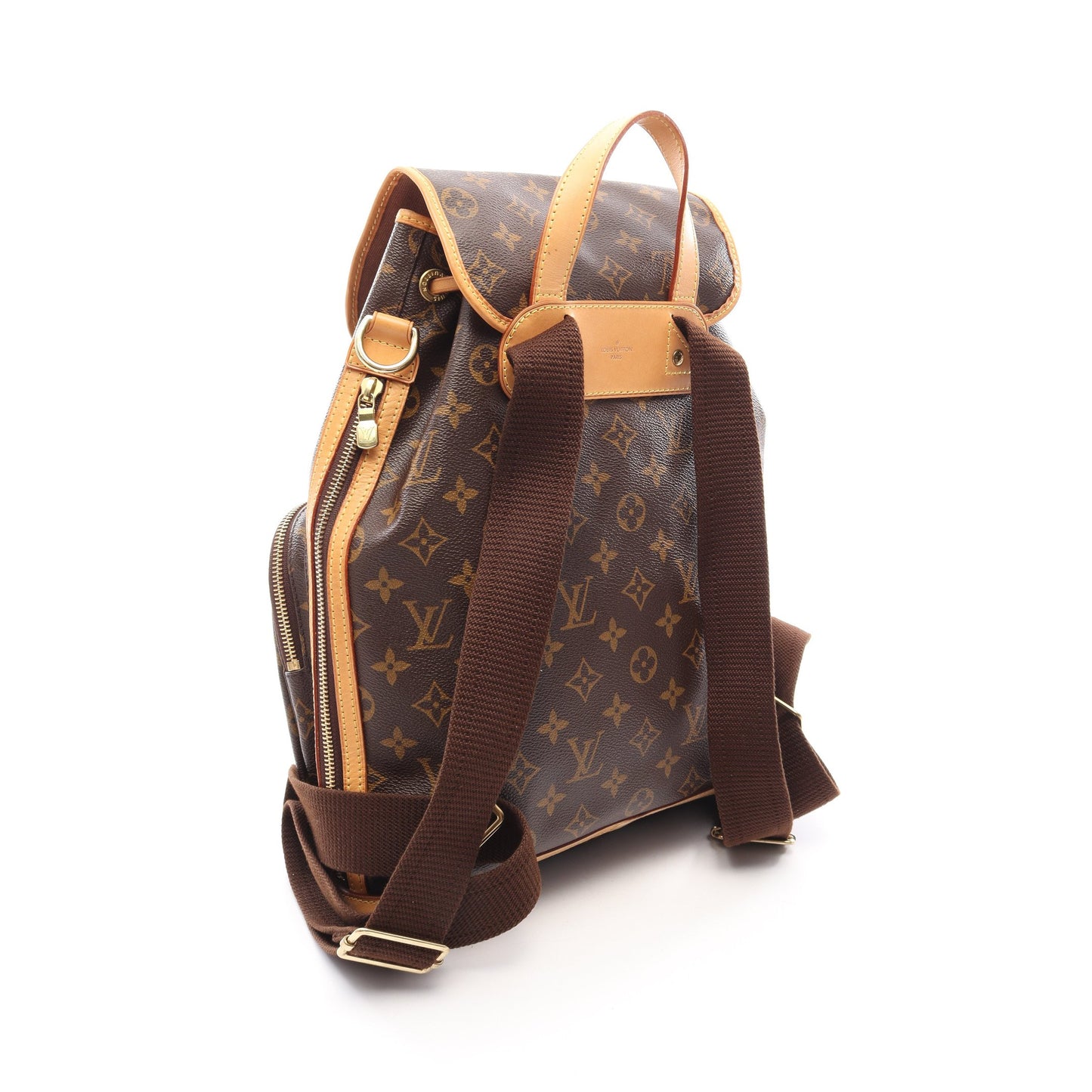 サックアド ボスフォール モノグラム バックパック リュックサック PVC レザー ブラウン ルイヴィトン バッグ LOUIS VUITTON