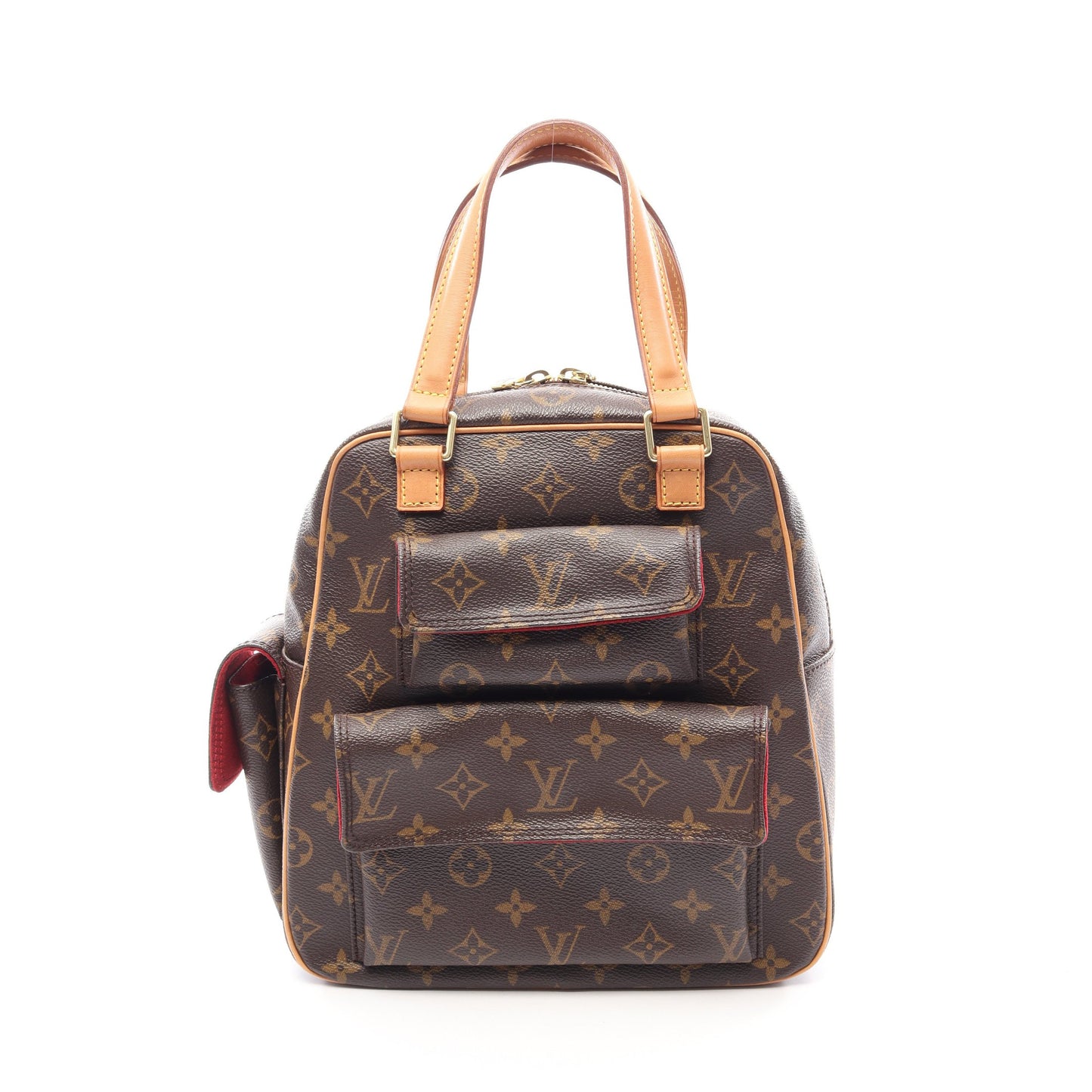 エクサントリシテ モノグラム ハンドバッグ PVC レザー ブラウン ルイヴィトン バッグ LOUIS VUITTON