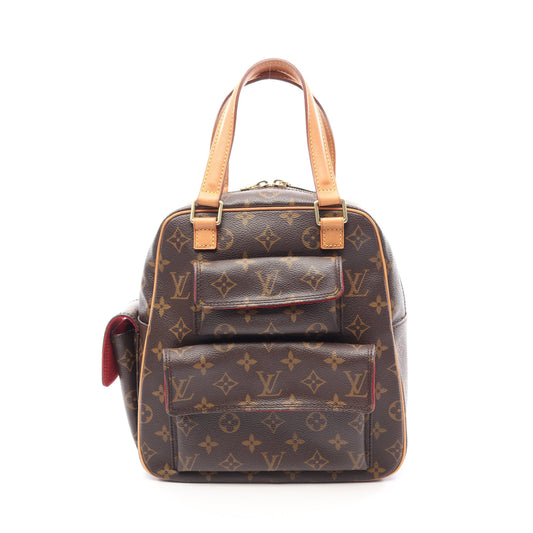 エクサントリシテ モノグラム ハンドバッグ PVC レザー ブラウン ルイヴィトン バッグ LOUIS VUITTON