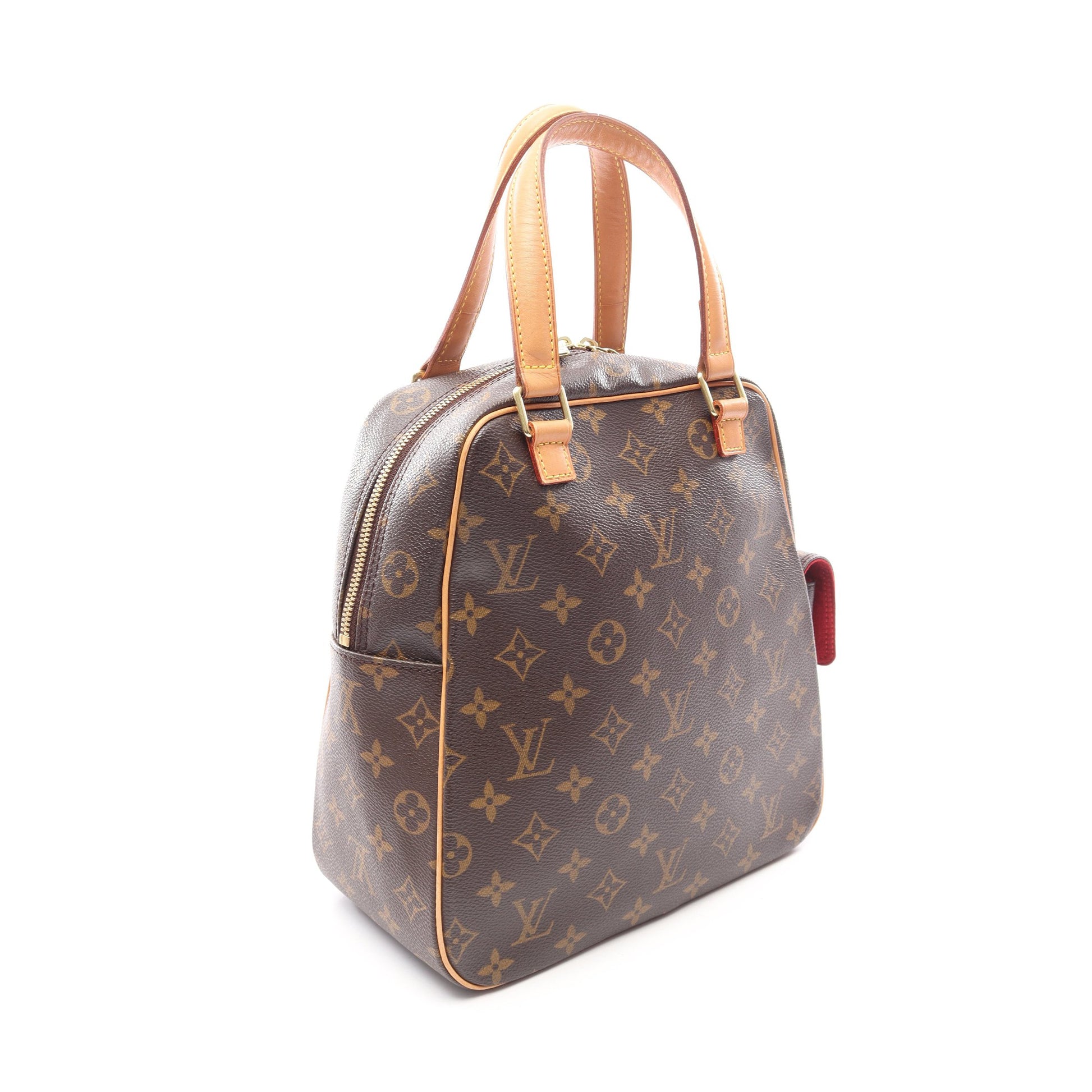 エクサントリシテ モノグラム ハンドバッグ PVC レザー ブラウン ルイヴィトン バッグ LOUIS VUITTON