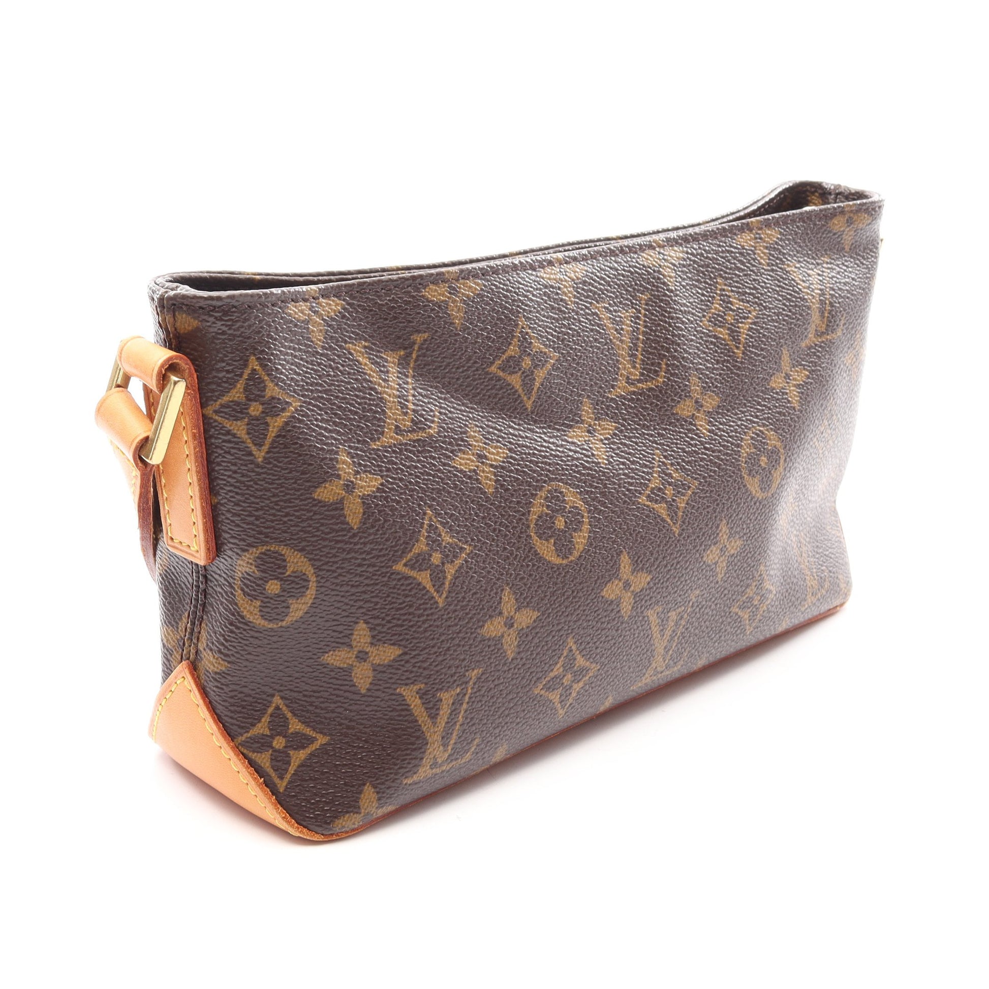 トロター モノグラム ショルダーバッグ PVC レザー ブラウン ルイヴィトン バッグ LOUIS VUITTON