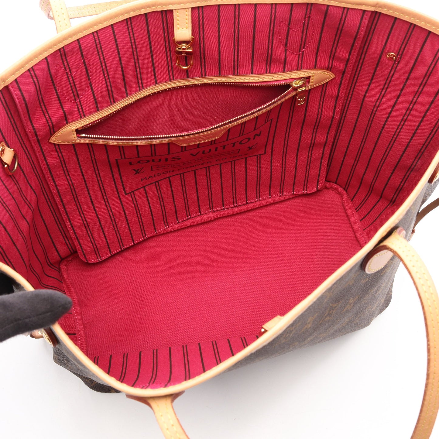 ネヴァーフルMM モノグラム ピヴォワンヌ ショルダーバッグ トートバッグ PVC レザー ブラウン ルイヴィトン バッグ LOUIS VUITTON