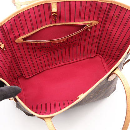 ネヴァーフルMM モノグラム ピヴォワンヌ ショルダーバッグ トートバッグ PVC レザー ブラウン ルイヴィトン バッグ LOUIS VUITTON