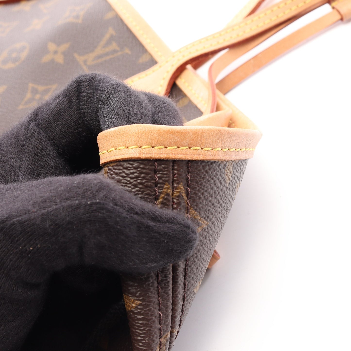 ネヴァーフルMM モノグラム ピヴォワンヌ ショルダーバッグ トートバッグ PVC レザー ブラウン ルイヴィトン バッグ LOUIS VUITTON