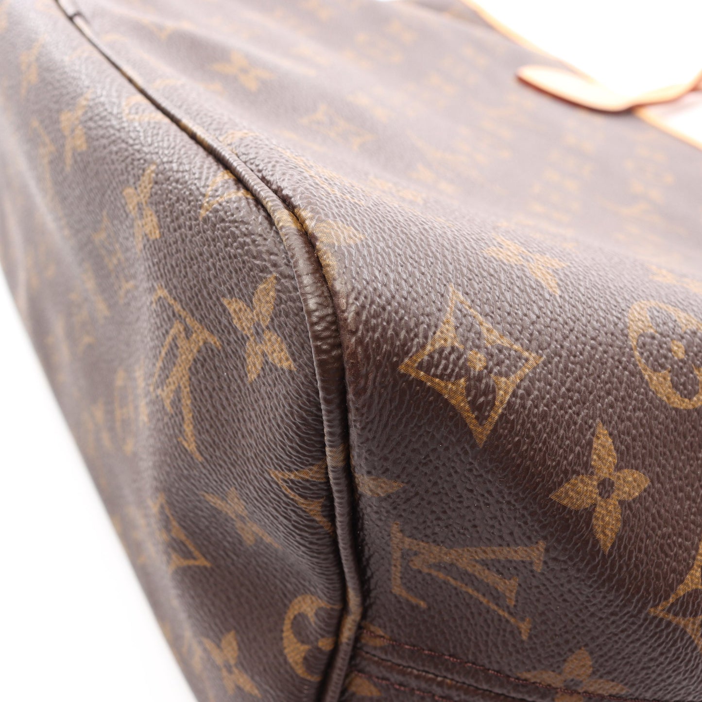 ネヴァーフルMM モノグラム ピヴォワンヌ ショルダーバッグ トートバッグ PVC レザー ブラウン ルイヴィトン バッグ LOUIS VUITTON