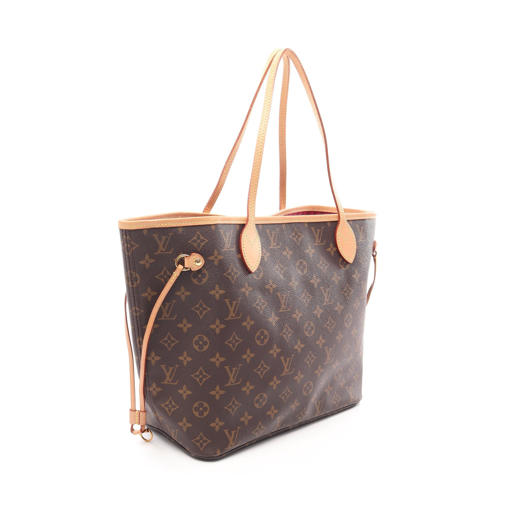 ネヴァーフルMM モノグラム ピヴォワンヌ ショルダーバッグ トートバッグ PVC レザー ブラウン ルイヴィトン バッグ LOUIS VUITTON