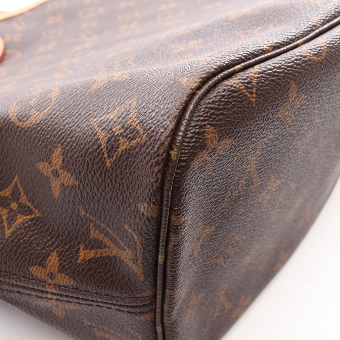 ネヴァーフルMM モノグラム スリーズ ショルダーバッグ トートバッグ PVC レザー ブラウン ルイヴィトン バッグ LOUIS VUITTON