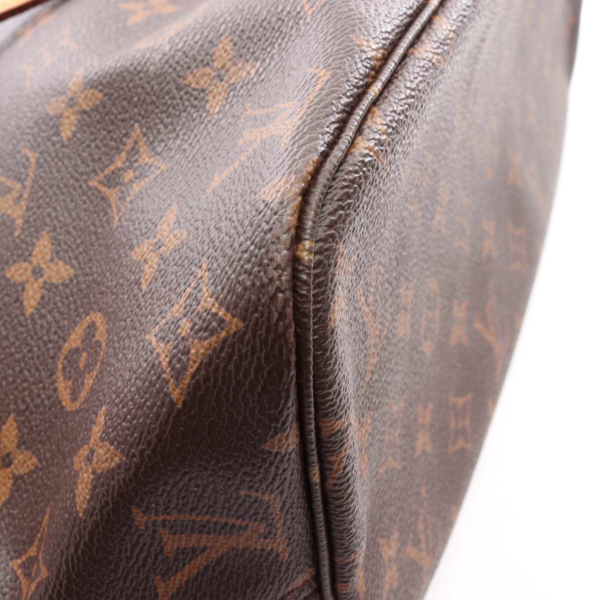 ネヴァーフルMM モノグラム スリーズ ショルダーバッグ トートバッグ PVC レザー ブラウン ルイヴィトン バッグ LOUIS VUITTON
