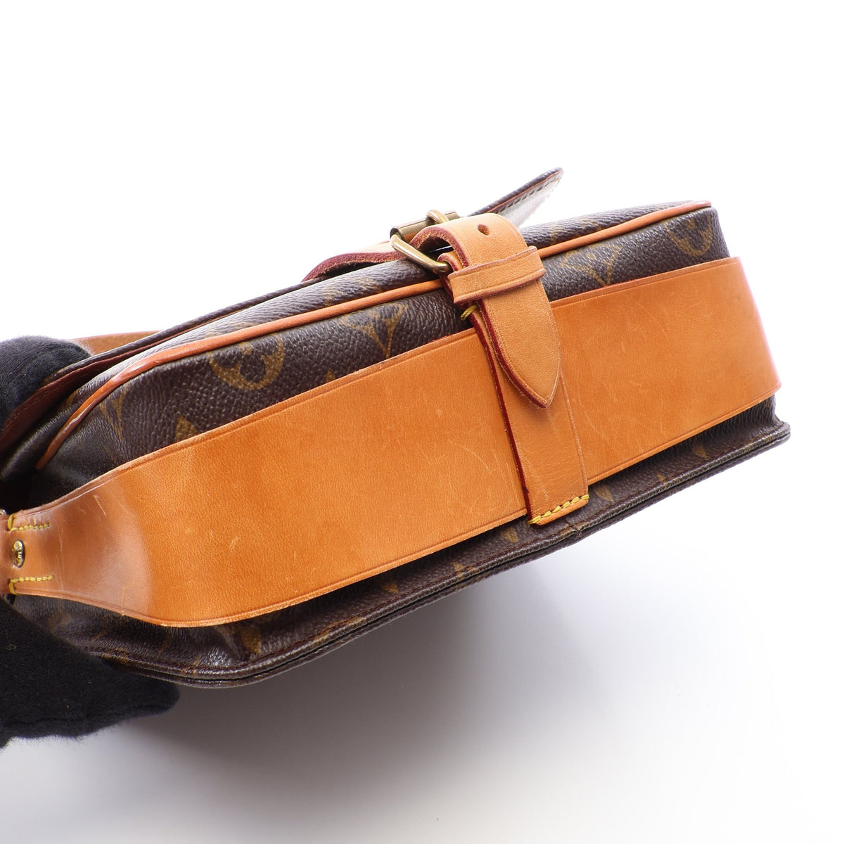 カルトシエールMM モノグラム ショルダーバッグ PVC レザー ブラウン ルイヴィトン バッグ LOUIS VUITTON