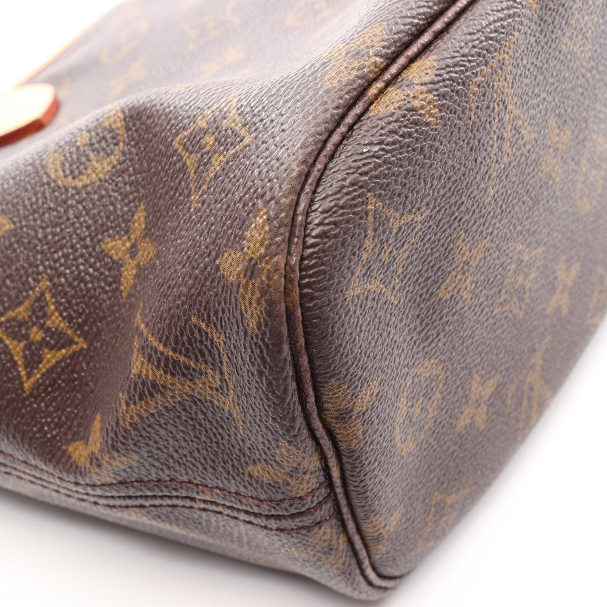 ネヴァーフルPM モノグラム ハンドバッグ トートバッグ PVC レザー ブラウン ルイヴィトン バッグ LOUIS VUITTON