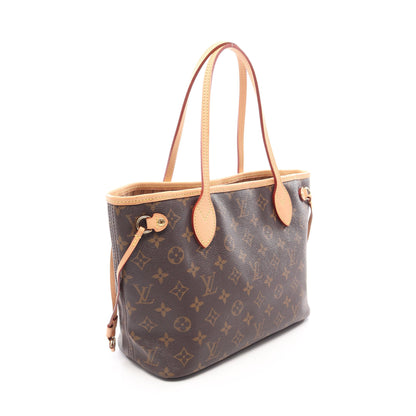 ネヴァーフルPM モノグラム ハンドバッグ トートバッグ PVC レザー ブラウン ルイヴィトン バッグ LOUIS VUITTON