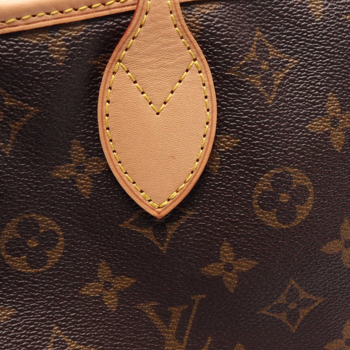 ネヴァーフルPM モノグラム ハンドバッグ トートバッグ PVC レザー ブラウン ルイヴィトン バッグ LOUIS VUITTON