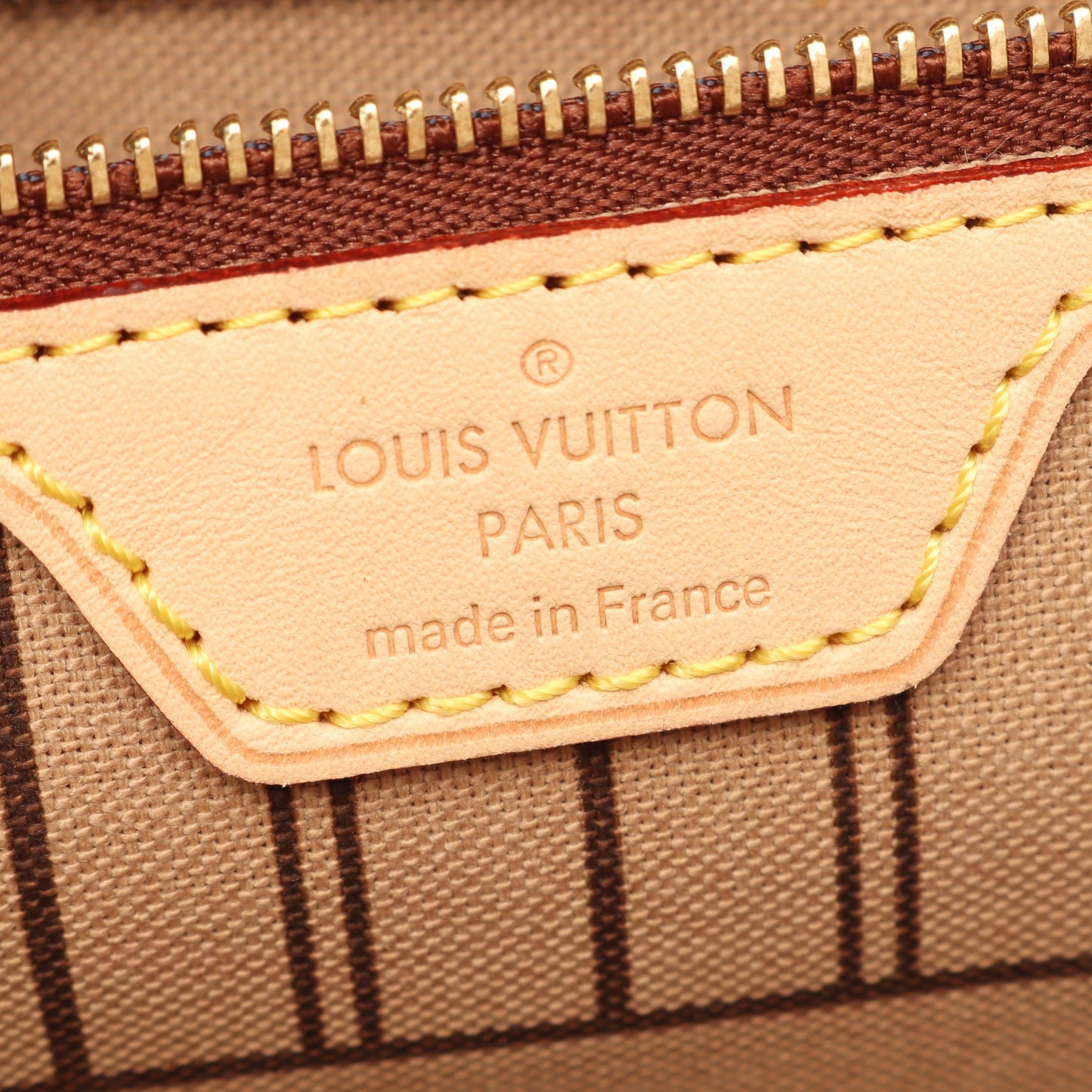 ネヴァーフルPM モノグラム ハンドバッグ トートバッグ PVC レザー ブラウン ルイヴィトン バッグ LOUIS VUITTON