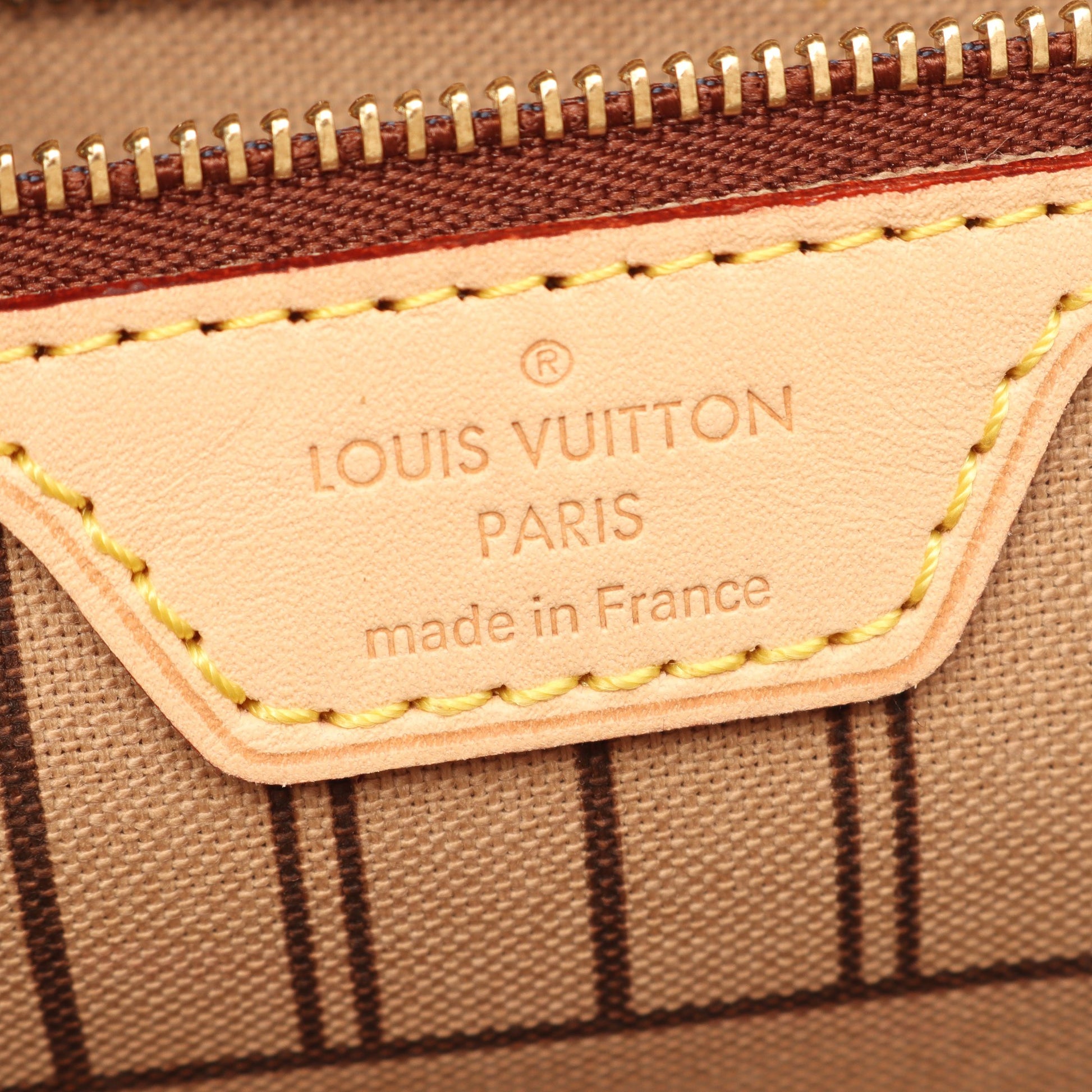 ネヴァーフルPM モノグラム ハンドバッグ トートバッグ PVC レザー ブラウン ルイヴィトン バッグ LOUIS VUITTON