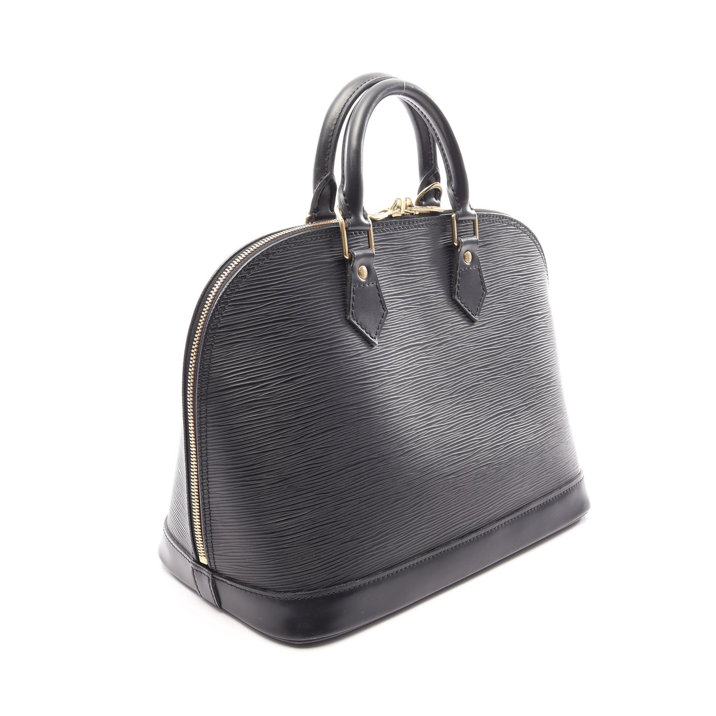 アルマ エピ ノワール ハンドバッグ レザー ブラック ルイヴィトン バッグ LOUIS VUITTON
